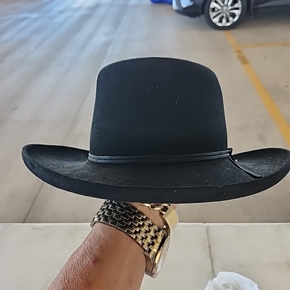 VTG resistol non conforming vaquero cowboy hat made in texas - Picture 2 of 10